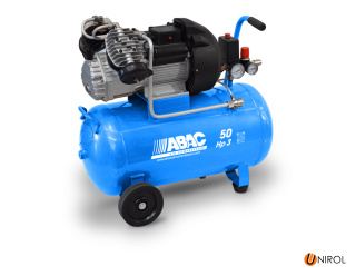 Kompresor tłokowy ABAC V 36/50 | 10 bar | 3 KM/2.2 kW | 355 l/min | 50 l
