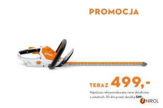 NOŻYCE AKUMULATOROWE STIHL HSA 45 ZE ZINTEGROWANYM AKUMULATOREM