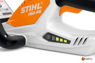 NOŻYCE AKUMULATOROWE STIHL HSA 45 ZE ZINTEGROWANYM AKUMULATOREM